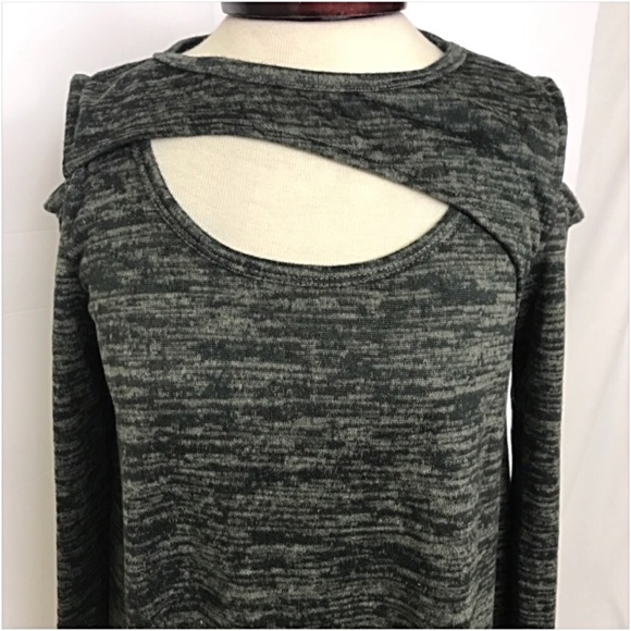 Stunning Flowy Cut Out Tunic Top S/M - Picture 8 of 8